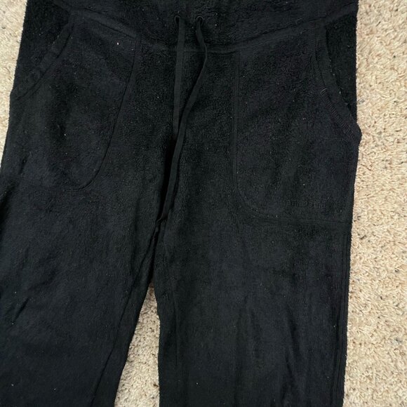 Patagonia Size XS Black Fleece Womens Sweatpants Pants Joggers Drawstrings - Picture 3 of 9